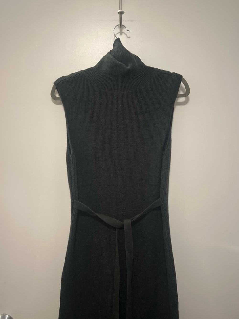 Sleeveless Turtleneck Knit Dress in Olive/Dark Green from Nordstrom